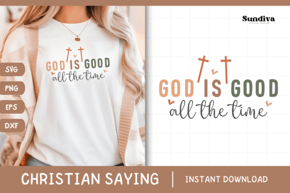 Christian Quote SVG – Faith Saying 17 Graphics for Crafts