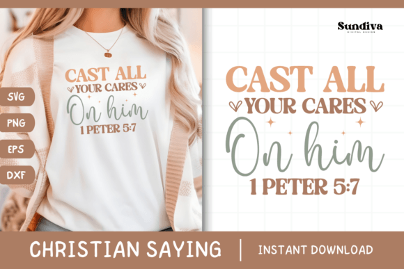 Christian Quote SVG – Faith Saying 19 for Crafts & Graphics