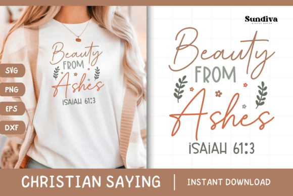 Christian Quote SVG: Faith Saying 22 for Graphics & Crafts