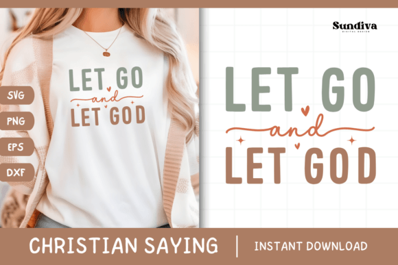 Christian Quote SVG - Faith Saying 7 Graphics for Crafts