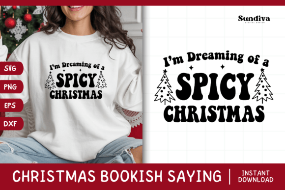 Christmas Bookish Quote SVG 16: Graphics for Crafts & Content