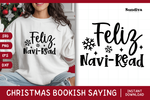 Christmas Bookish Quote SVG 22