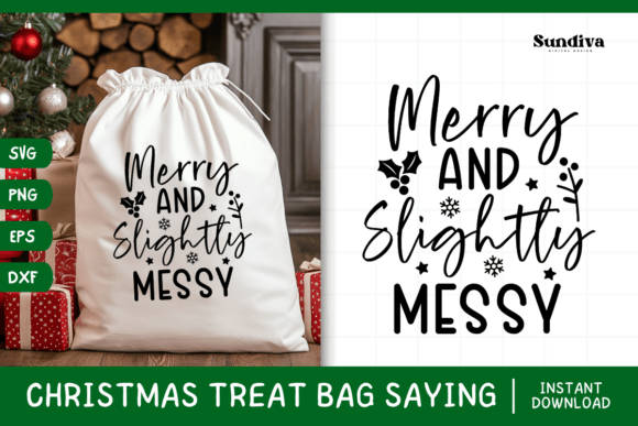 Christmas Treat Bag Quote SVG 14: Graphics for Crafts