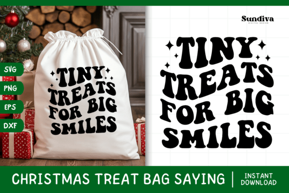 Christmas Treat Bag Quote SVG 29: Crafts & Graphics for Local Branding