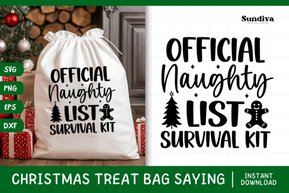 Christmas Treat Bag Quote SVG 9