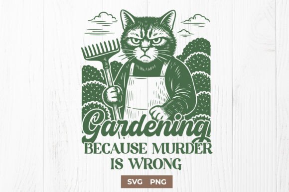 Funny Gardening Quote SVG: Graphics for Crafts & Humor-Driven Brands