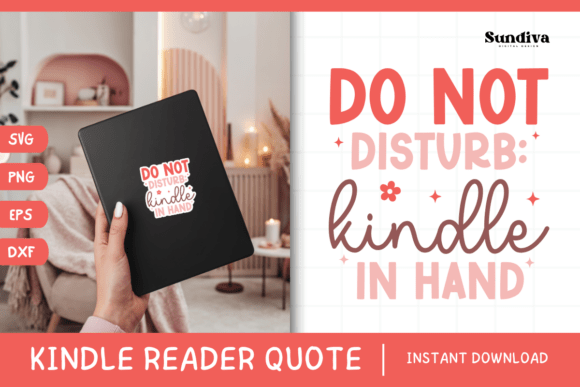 Kindle Lover – Reading Quote SVG 27