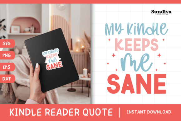 Kindle Lover SVG 11: Graphics for Crafts & Content