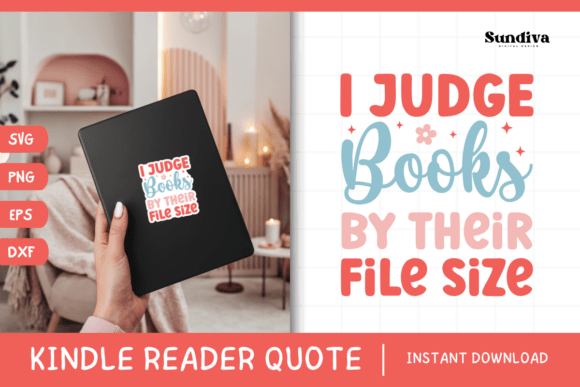 Kindle Lover SVG 23: Crafts & Graphics for Bookish Branding