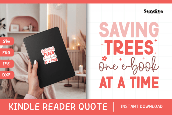 Kindle Lover SVG 7: Graphics for Crafts & Content