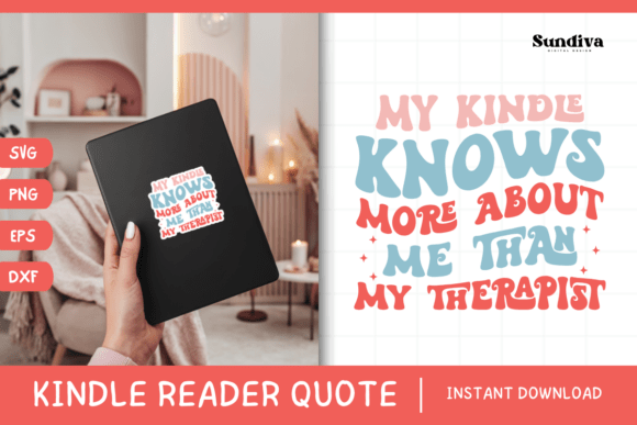 Kindle Lover SVG 9: A Crafts & Graphics Asset Review