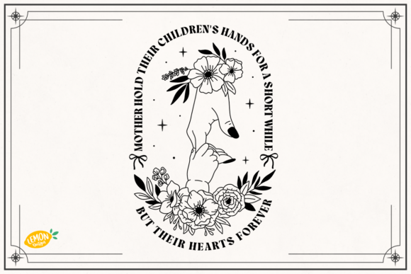 Wildflower Mother Quote SVG Design