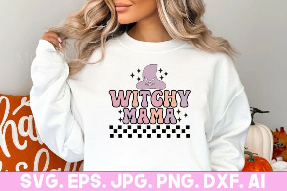 Witchy Mama Cute Halloween Quote SVG: Graphics for Crafts-Driven Branding